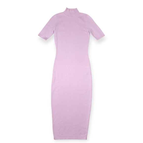 NWT $278 SEROYA Jana Knit Midi Ballet Pink Extra Small XS - Picture 6 of 7